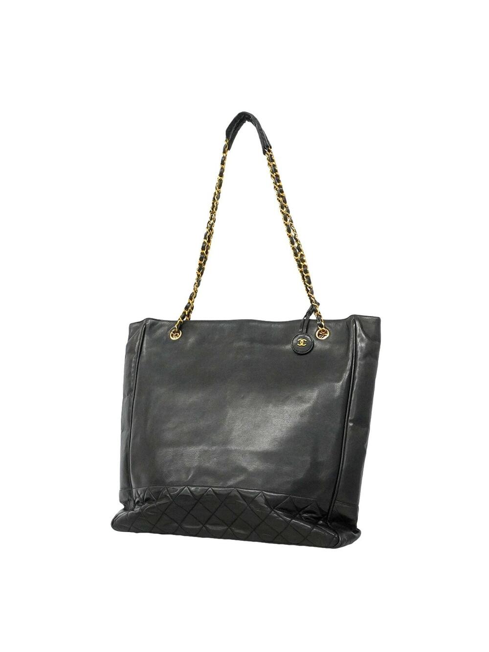 Chanel Vintage Shopping Tote Lambskin #356949C13B